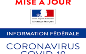 OBJET : INFORMATION FÉDÉRALE N°22 – MAJ 13/05/2021
